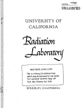 Cover page: LEAST-SQUARES FITTING OF A GAUSSIAN FUNCTION EVALUATION OF THE ERRORS OF THE COEFFICIENTS