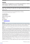 Cover page: Care Partner Engagement in Secure Messaging Between Patients With Diabetes and Their Clinicians: Cohort Study