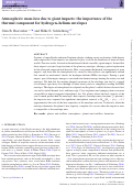 Cover page: Atmospheric mass-loss due to giant impacts: the importance of the thermal component for hydrogen–helium envelopes