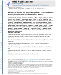 Cover page: Influence of amyloid and diagnostic syndrome on non‐traditional memory scores in early‐onset Alzheimer's disease