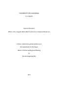 Cover page: Open for Business? Effects of Los Angeles Metro Rail Construction on Adjacent Businesses