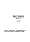 Cover page: Reversing Atrrition: A Strategic Reponse to the Erosion of U.S. Leadership in Microelectronics