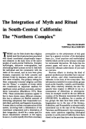 Cover page: The Integration of Myth and Ritual in South-Central California:  The Northern Complex