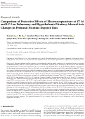 Cover page: Comparison of Protective Effects of Electroacupuncture at ST 36 and LU 5 on Pulmonary and Hypothalamic Pituitary Adrenal Axis Changes in Perinatal Nicotine-Exposed Rats