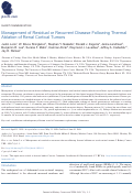 Cover page: Management of Residual or Recurrent Disease Following Thermal Ablation of Renal Cortical Tumors.