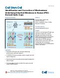 Cover page: Identification and Correction of Mechanisms Underlying Inherited Blindness in Human iPSC-Derived Optic Cups