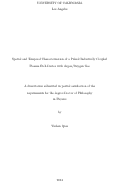 Cover page: Spatial and Temporal Characterization of a Pulsed Inductively Coupled Plasma Etch Device with Argon/Oxygen Gas