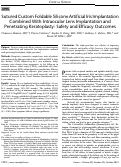 Cover page: Sutured Custom Foldable Silicone Artificial Iris Implantation Combined With Intraocular Lens Implantation and Penetrating Keratoplasty: Safety and Efficacy Outcomes.