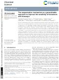 Cover page: The sequestration mechanism as a generalizable approach to improve the sensitivity of biosensors and bioassays