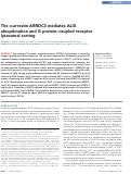 Cover page: The α-arrestin ARRDC3 mediates ALIX ubiquitination and G protein–coupled receptor lysosomal sorting