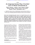 Cover page: An integrated genetic map of the pearl locus of mouse chromosome 13.