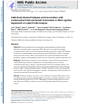 Cover page: Statistically Derived Subtypes and Associations with Cerebrospinal Fluid and Genetic Biomarkers in Mild Cognitive Impairment: A Latent Profile Analysis