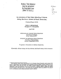 Cover page: An analysis of test data selection criteria using the RELAY model of fault detection