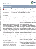 Cover page: The wet synthesis and quantification of ligand-free sub-nanometric Au clusters in solid matrices