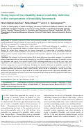 Cover page: Going beyond the disability-based morbidity definition in the compression of morbidity framework