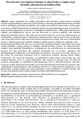 Cover page: Site-laboratory investigation strategies to characterize a complex slope instability phenomenon in Southern Italy