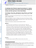 Cover page: A Cautionary Tale: Digital Clinical Trial Implementation of a Couples-Based HIV Prevention Study among Transgender Women and Their Partners in the United States