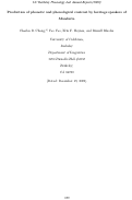 Cover page: Production of Phonetic and Phonological Contrast by Heritage Speakers of Mandarin