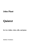 Cover page: Quintet