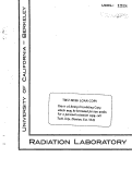 Cover page: THE DEPOSITION OF CARRIER-FREE RADIO-VANADIUM IN THE RAT FOLLOWING INTRAVENOUS ADMINISTRATION