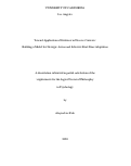 Cover page: Toward Application of Evidence in Diverse Contexts: Building a Model for Strategic Action and Selective Real-Time Adaptation