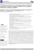 Cover page: Sex-Biased Associations of Circulating Ferroptosis Inhibitors with Reduced Lipid Peroxidation and Better Neurocognitive Performance in People with HIV