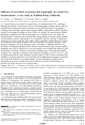 Cover page: Influence of terrestrial ecosystems and topography on coastal CO
              <sub>2</sub>
              measurements: A case study at Trinidad Head, California