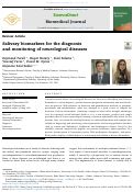 Cover page: Salivary biomarkers for the diagnosis and&nbsp;monitoring of neurological diseases