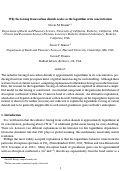 Cover page: Why the Forcing from Carbon Dioxide Scales as the Logarithm of Its Concentration