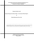 Cover page: Economic Damages from Climate Change:  An Assessment of Market Impacts