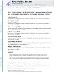 Cover page: Does Time to Surgery for Distal Radius Fractures Impact Clinical and Radiographic Outcomes? A Systematic Literature Review.