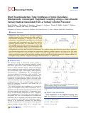 Cover page: Short Enantioselective Total Syntheses of trans-Clerodane Diterpenoids: Convergent Fragment Coupling Using a trans-Decalin Tertiary Radical Generated from a Tertiary Alcohol Precursor