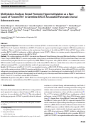 Cover page: Methylation Analyses Reveal Promoter Hypermethylation as a Rare Cause of “Second Hit” in Germline BRCA1-Associated Pancreatic Ductal Adenocarcinoma