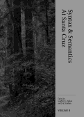 Cover page of Syntax &amp; Semantics at Santa Cruz, Volume II