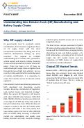 Cover page of Understanding Zero Emission Truck (ZET) Manufacturing and Battery Supply Chains