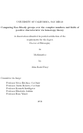 Cover page: Comparing Kac-Moody groups over the complex numbers and fields of positive characteristic via homotopy theory
