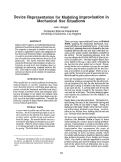 Cover page: Device Representation for Modeling Improvisation in Mechanical Use Situations