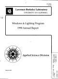 Cover page: Windows and Lighting Program - 1990 Annual Report