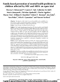 Cover page: Family-based prevention of mental health problems in children affected by HIV and AIDS