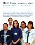 Cover page of UCSD Special Procedures Unit: The Art of Collaboration