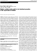 Cover page: Bladder acellular matrix graft: in vivo functional properties of the regenerated rat bladder