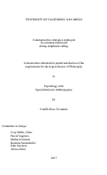 Cover page: Communicative strategies employed by common marmosets during antiphonal calling