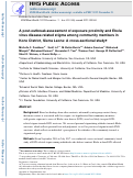 Cover page: A post-outbreak assessment of exposure proximity and Ebola virus disease-related stigma among community members in Kono District, Sierra Leone: A cross-sectional study