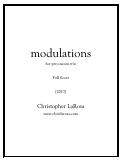 Cover page: Modulations