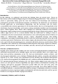 Cover page of Innovation in environmental engineering for community-engaged research