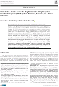 Cover page: State of the Art and Uses for the Biopharmaceutics Drug Disposition Classification System (BDDCS): New Additions, Revisions, and Citation References