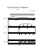 Cover page: Song of Myself: It Is Happiness