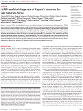 Cover page: LAMP-enabled diagnosis of Kaposis sarcoma for sub-Saharan Africa.