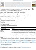 Cover page: A systematic evidence map for the evaluation of noncancer health effects and exposures to polychlorinated biphenyl mixtures