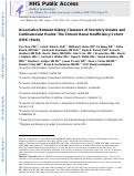 Cover page: Association Between Kidney Clearance of Secretory Solutes and Cardiovascular Events: The Chronic Renal Insufficiency Cohort (CRIC) Study